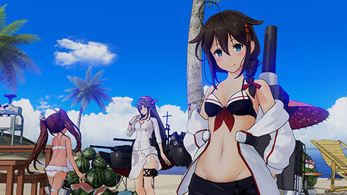 重要】8月21日(水)より、期間限定で【水着mode】艦娘4隻と邂逅可能に