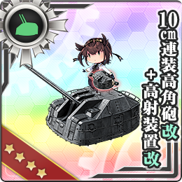 10cm連装高角砲改＋高射装置改