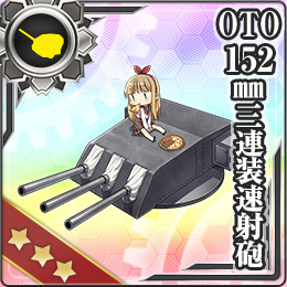 OTO 152mm三連装速射砲
